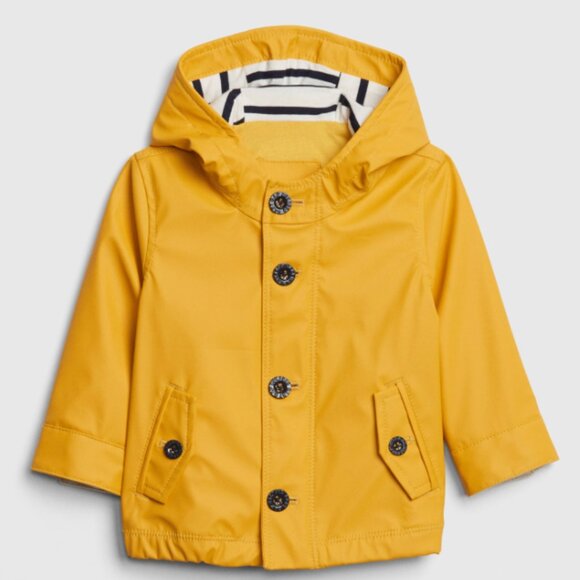 3T GAP Yellow Toddler Rain Coat - Picture 1 of 4